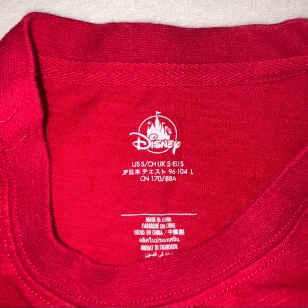 Disney chip and dale Red Shirt with Naughty or Nice - Picture 3 of 3